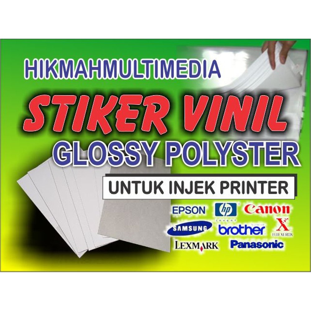 

Promo STIKER PLASTIK VINIL UNTUK PRINT DI PRINTER INJEK Terlaris