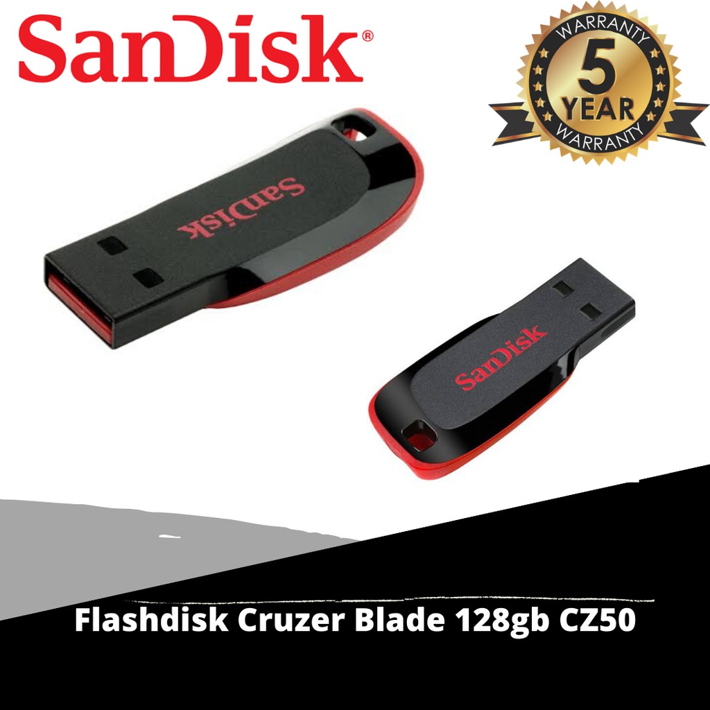 FLASHDISK 128GB SANDISK USB FLASH 128GB SANDISK BLADE CZ50 128GB