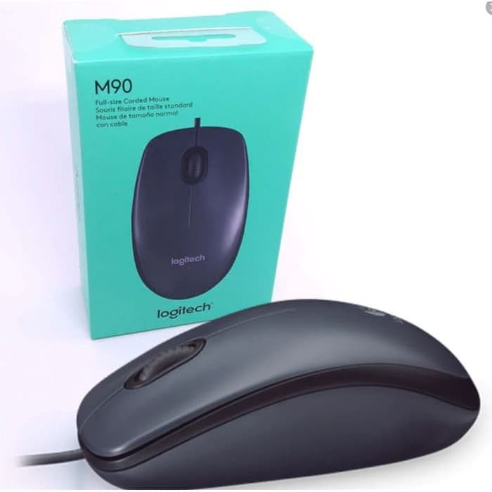 USB OPTICAL MOUSE MURAH LOGITECH M90 [GARANSI RESMI]