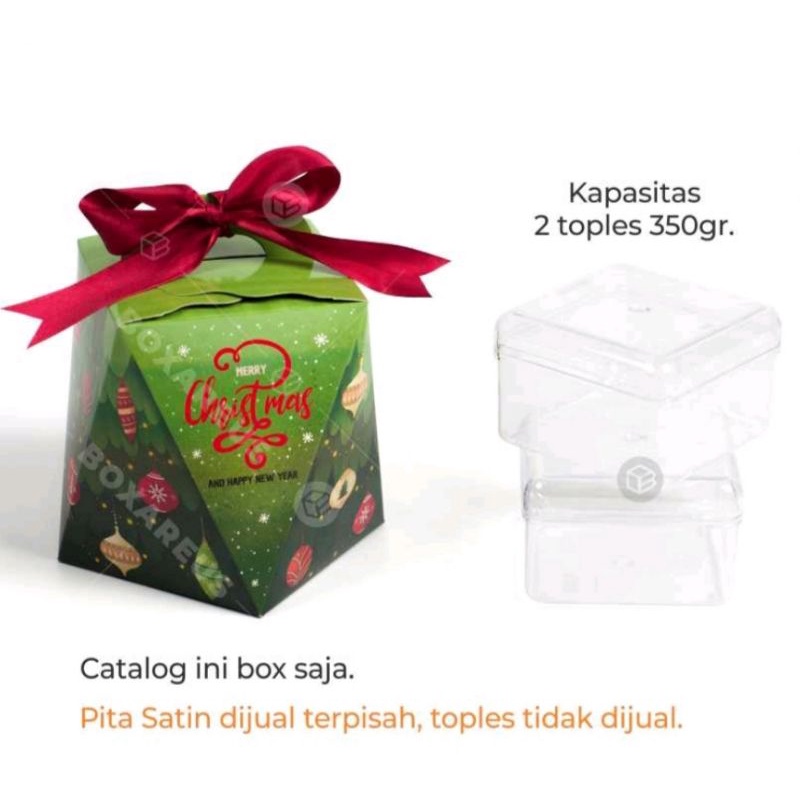 

Box Natal TBC12 | Box Hampers Christmas Packaging Kemasan Dus Kotak Kue