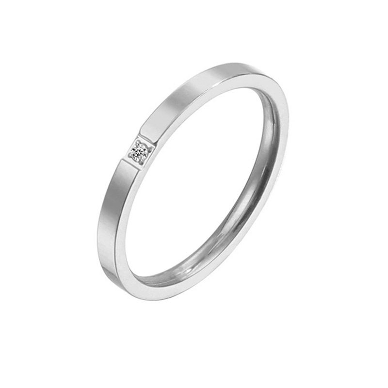 Cincin Berlian Pandora Warna Silver Untuk Wanita