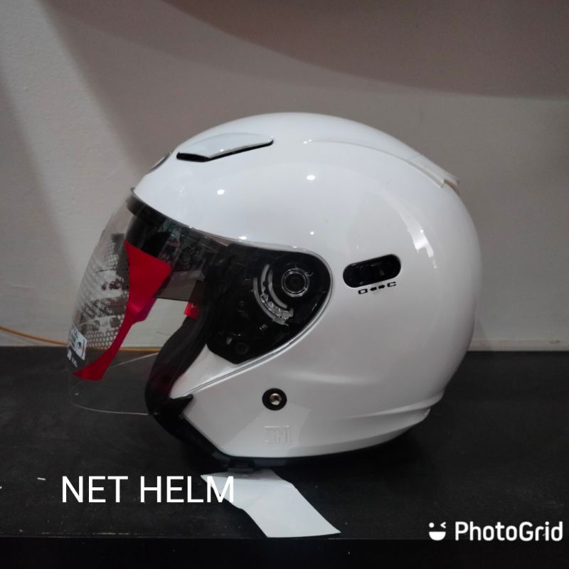 HELM KYT DJ MAXI SOLID WHITE ORIGINAL KYT DJ MAXI