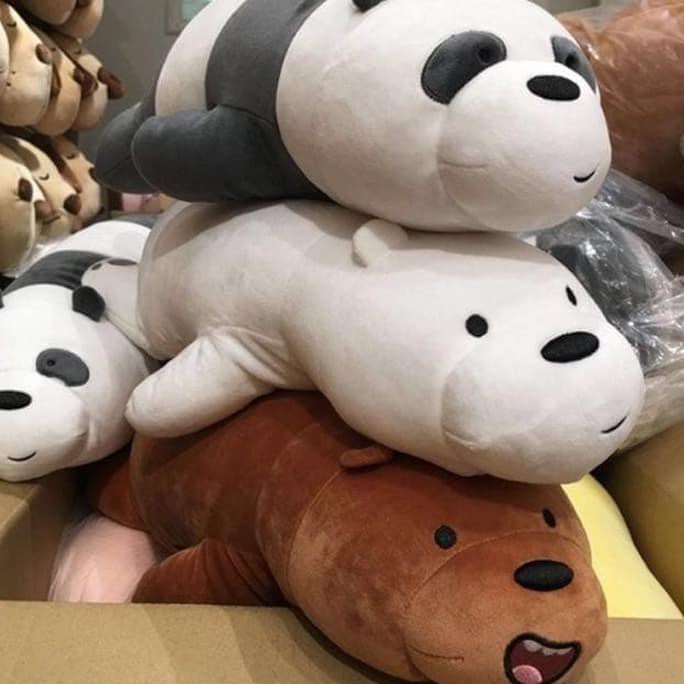 Plokiju- Boneka We Bare Bears Miniso 80 Cm -Toko-Boneka.