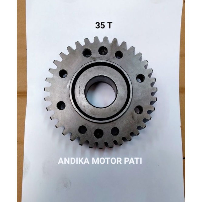 GEAR GIGI GARDAN 35 T BELAKANG VIAR RODA3 KARYA 300cc