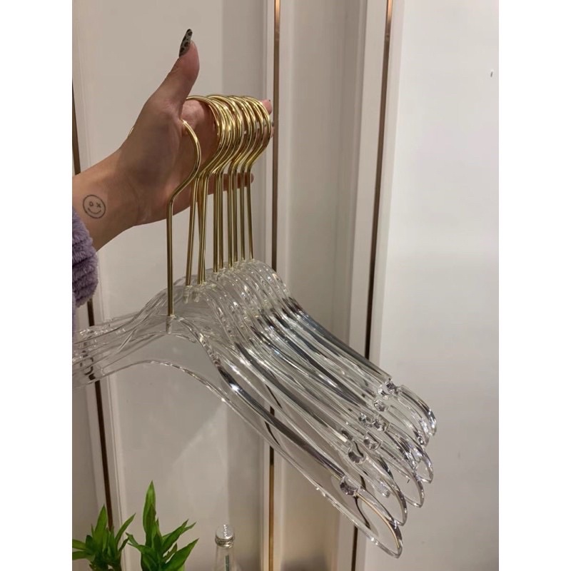 Hanger Transparant | Hanger baju mewah | Hanger Gold | Hanger Sulthan