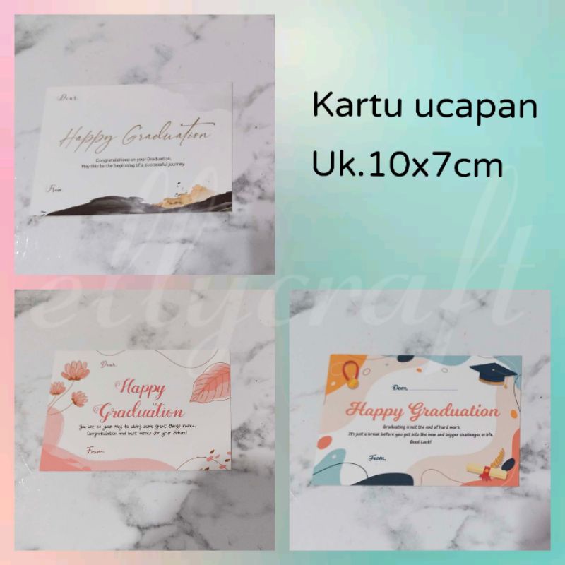 1pc Kartu Ucapan Graduation/Graduation Card