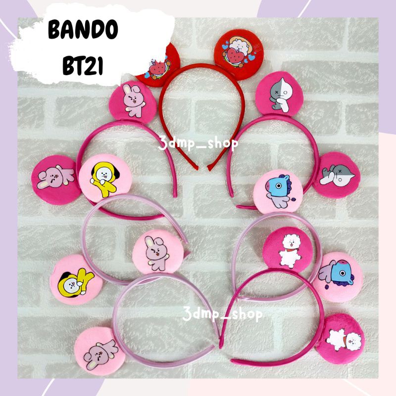 Bando bandana bt21 bts kpop cooky chimmy rj mang van