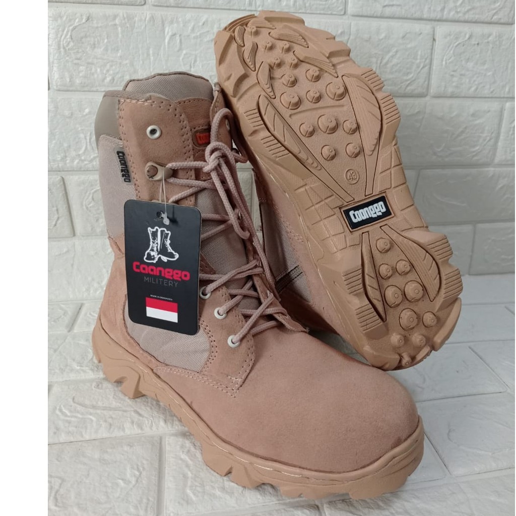 SEPATU SAFETY BOOTS PRIA WANITA MODERN SAFETY KULIT 8inc