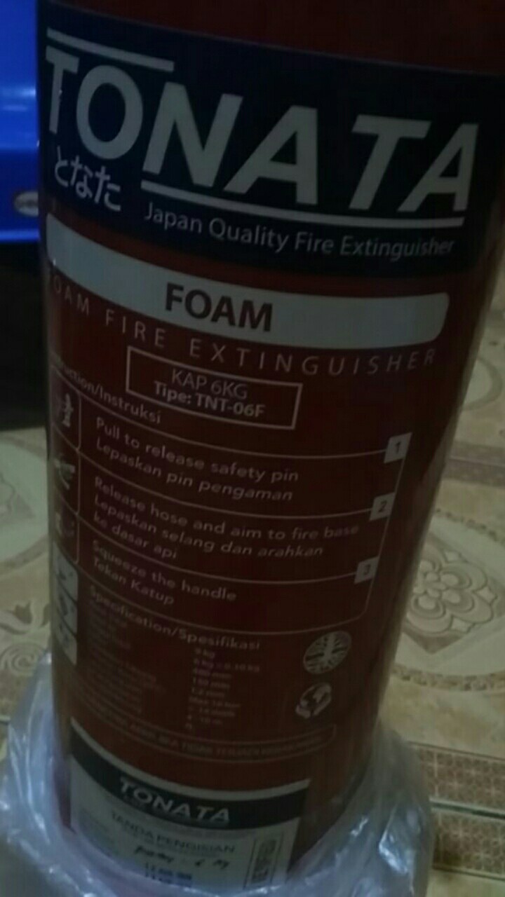Apar 6kg Tonata / Foam 6 Kg / Set Komplit