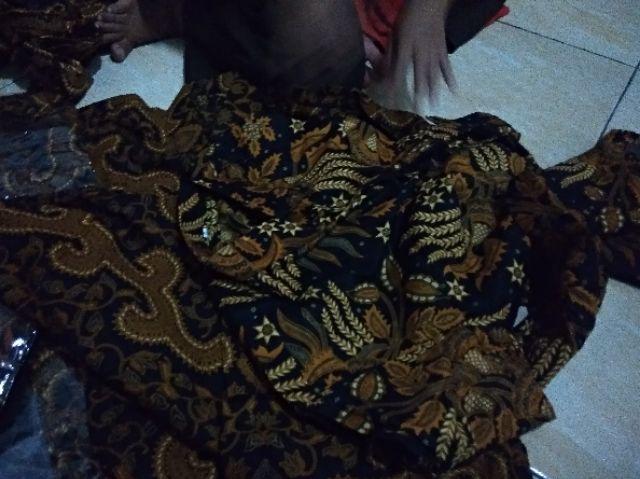 Kemeja Batik Pria Khusus Jumbo Xxl Baju Seragam Kantor Alkhalis