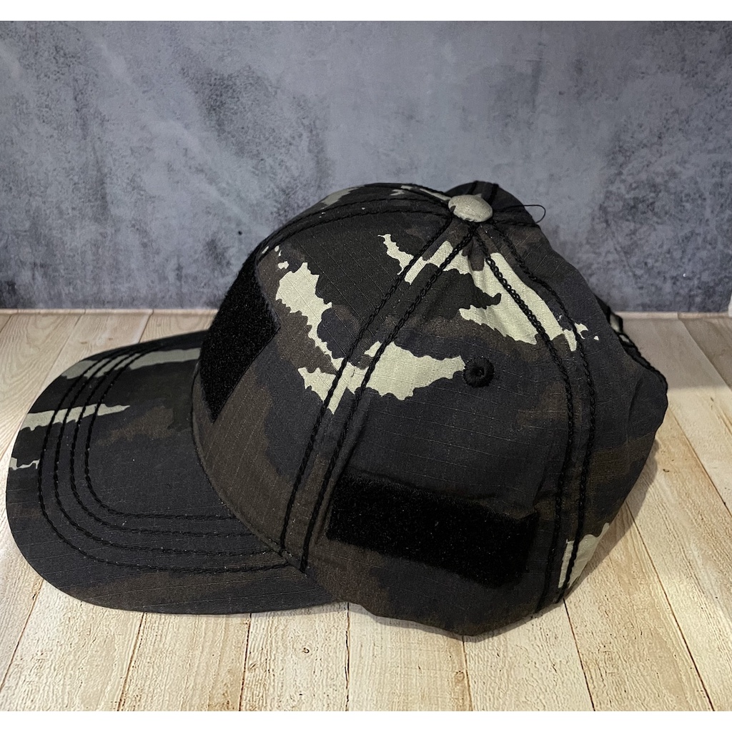 Topi Tactical Loreng Topi Velcro - Velcro Loreng -Topi Loreng Kapal AL