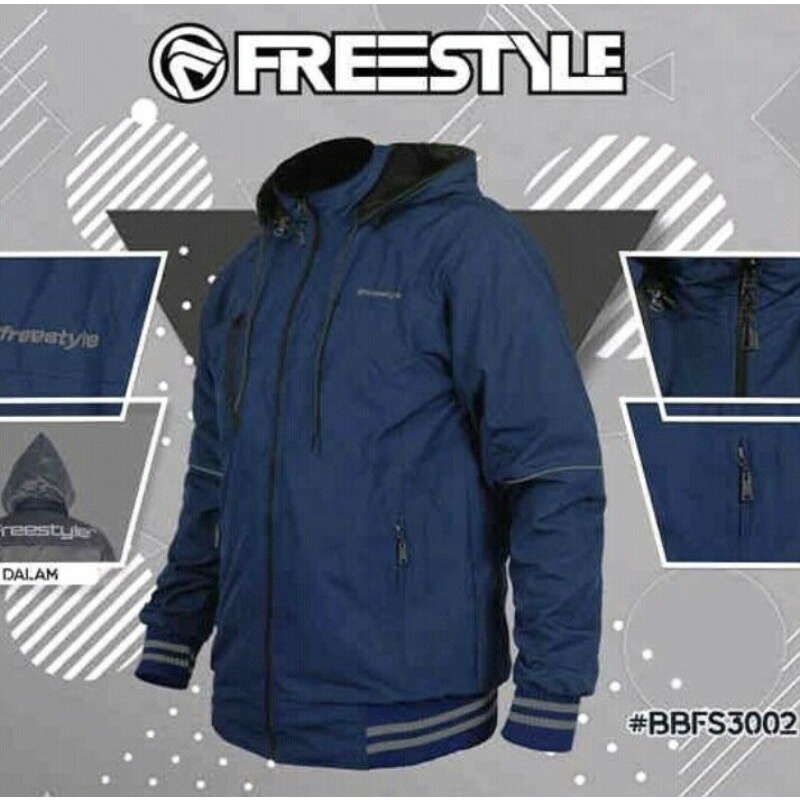 Jaket Bolak Balik Outware Outerwear Freestyle, jaket wanita, Jaket pria, Jaket motor