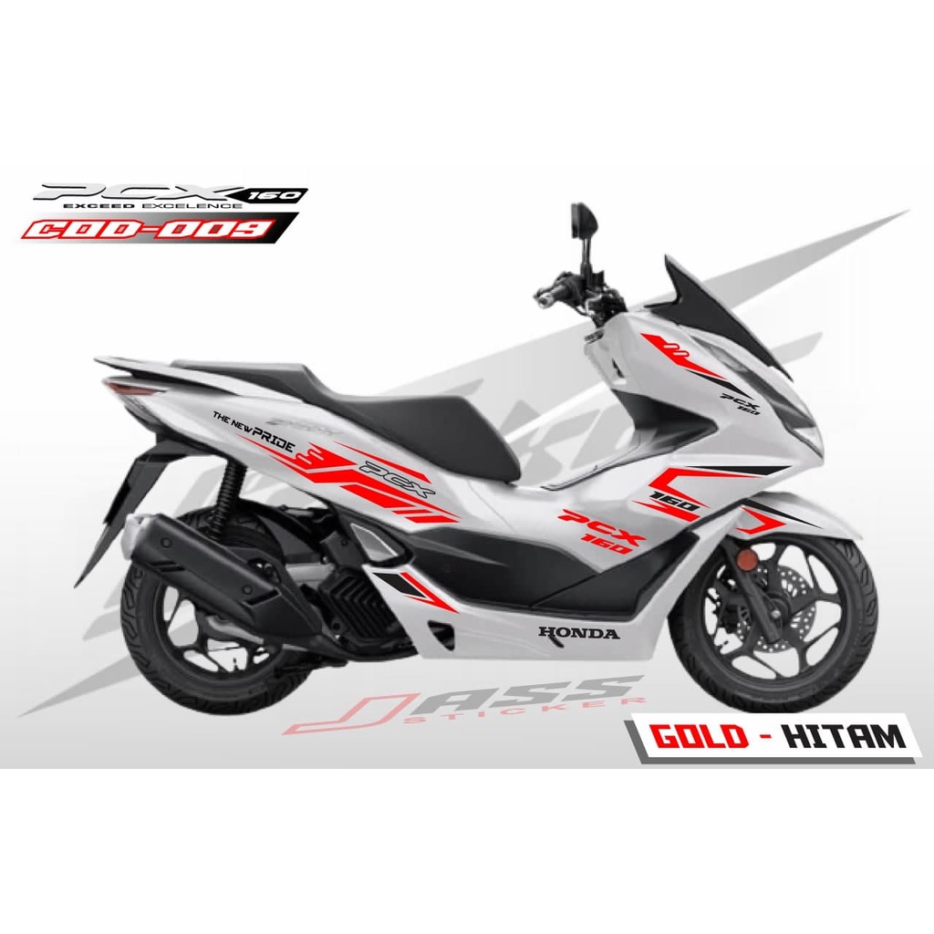 (COD) STICKER CUTTING PCX 160 /STIKER STRIPPING PCX 160 /STRIPING VARIASI PCX 160 / AKSESORIS MOTOR 