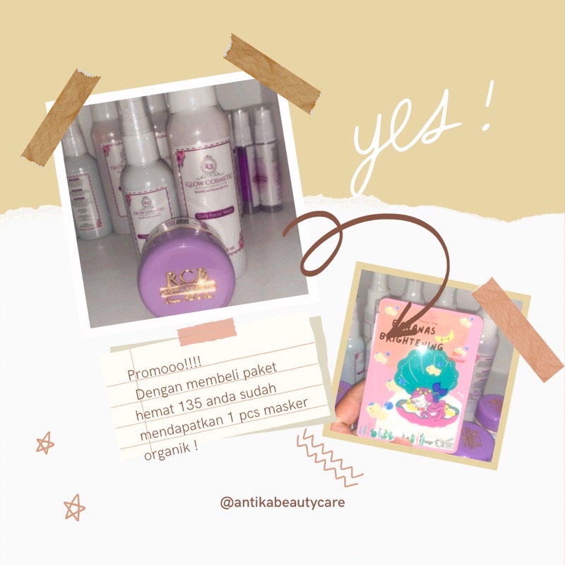 Promo Rcb glow cosmetic