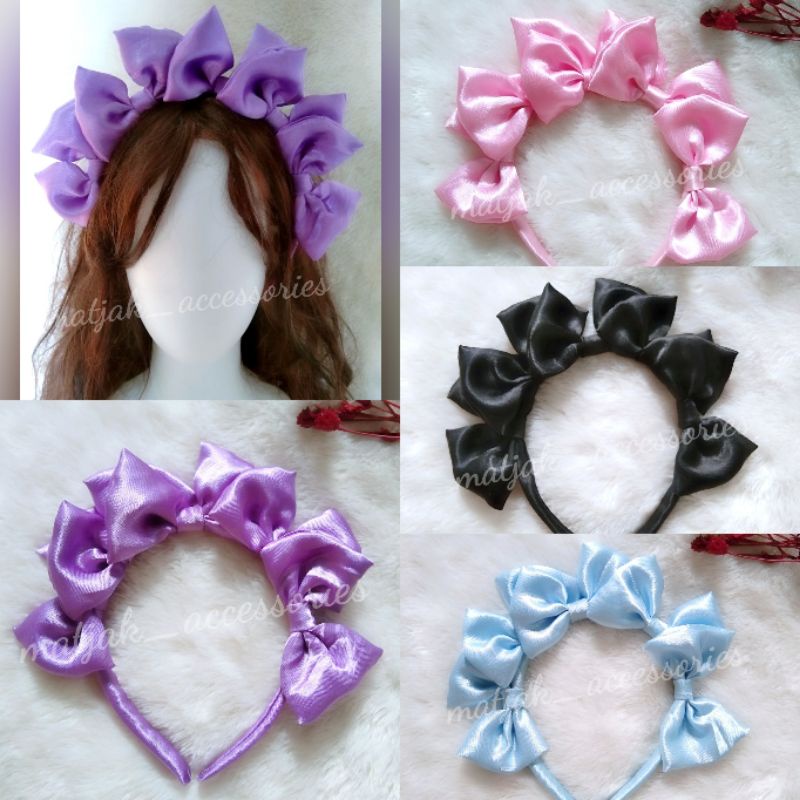 Bando Pita Ribbon Bando Anime Jepang Beauty