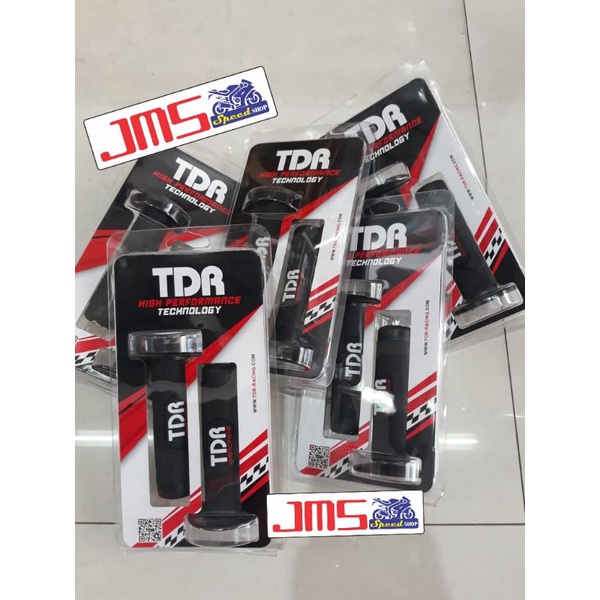 handgrip grip tdr racing logo universal mio beat vario satria 150 fu sonic Jupiter mx Vega fizr rxk vixion nmax aerox pcx scoopy