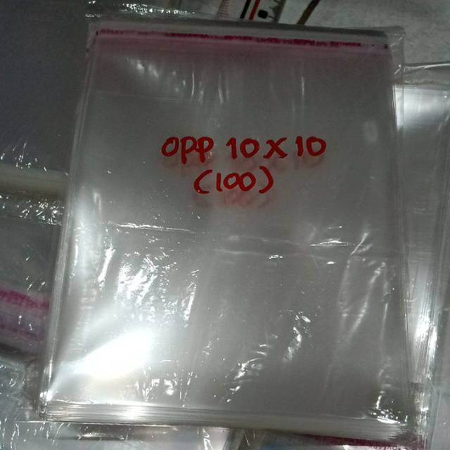 

Plastik opp 10x10 isi 100lembar khusus bungkus kue/cake dll