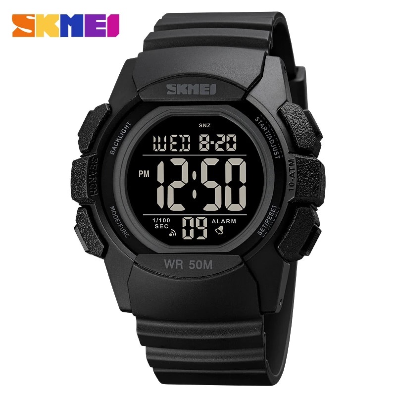 SKMEI 1771 Jam Tangan Pria Digital Dual Time Chronograph Sport Watch Anti Air Tali Rubber WATCHKITE WKOS