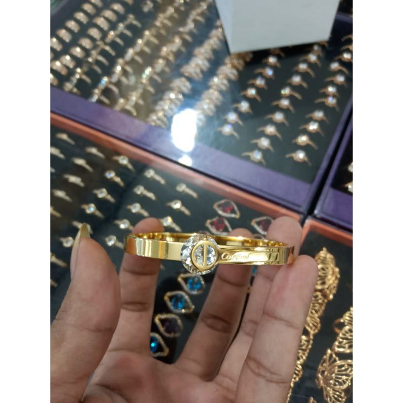 gelang tangan cartir titanium cantik