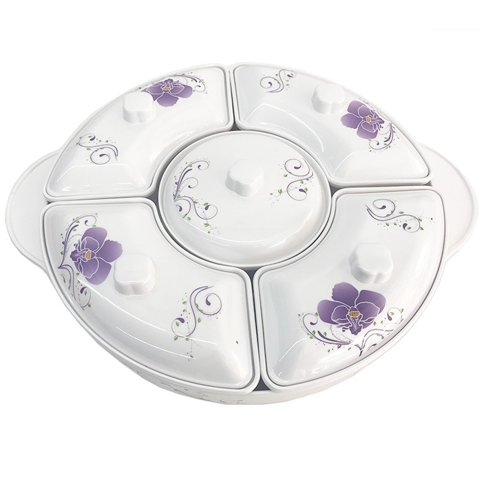 SPESIAL PROMO - PRASMANAN SET MELAMIN ONYX / WADAH SAJI (35 CM)