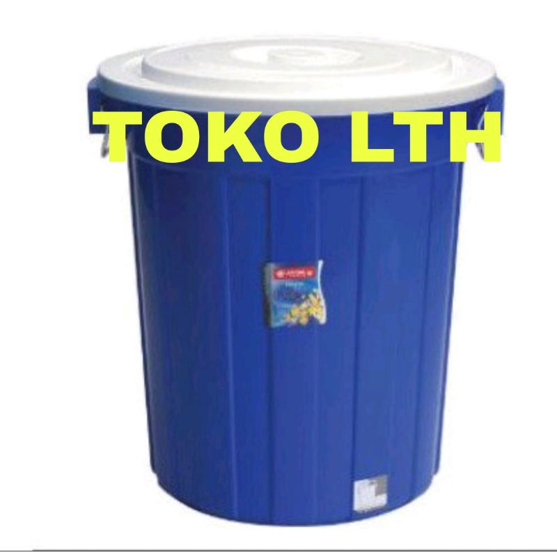 EMBER TUTUP 80 LITER LION STAR PLASTIK GAGANG KAWAT / TONG AIR / EMBER BESAR