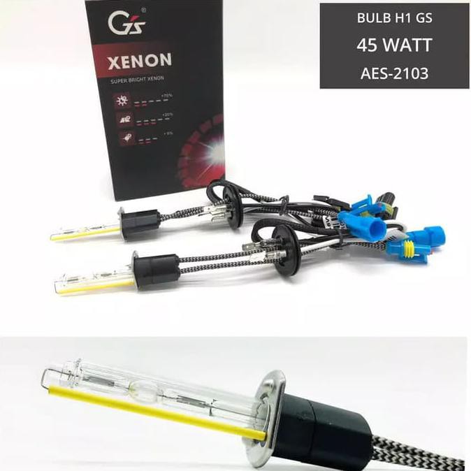 Bohlam Hid H1 GS 45 WATT MERK GS GARANSI 1 TAHUN Lampu  