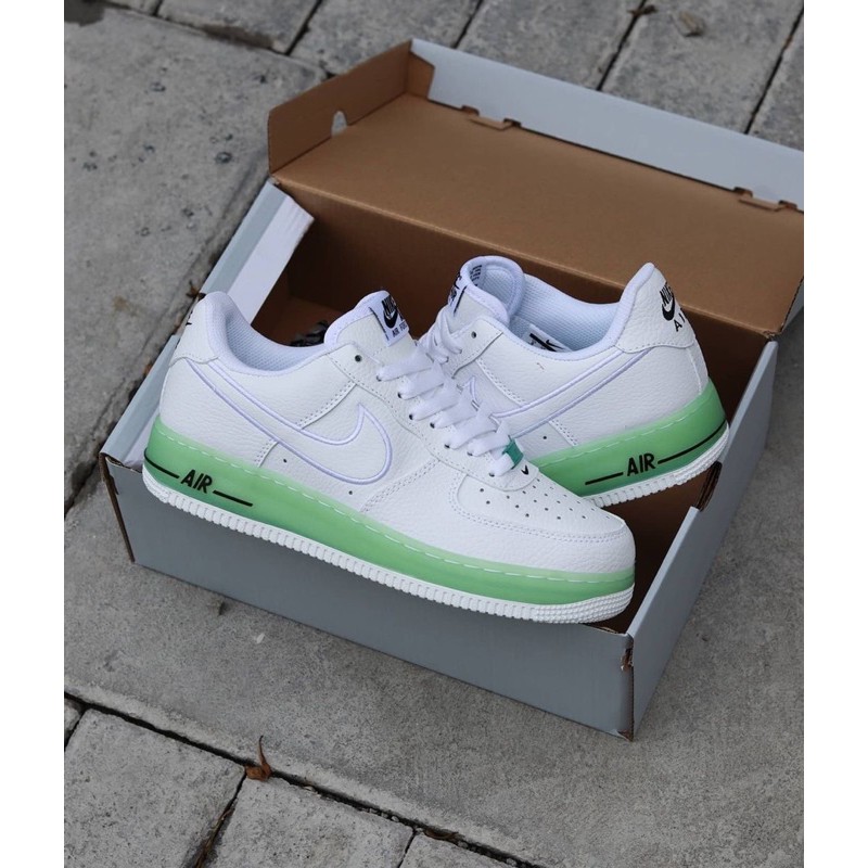 NIKE AIR FORCE 1 WHITE VOLT GLOW IN 