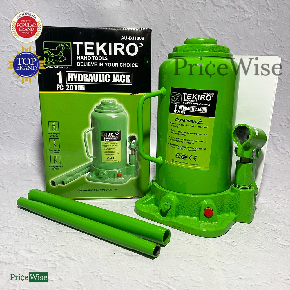 Jual Dongkrak Botol Ton Hydraulic Bottle Tekiro Shopee Indonesia