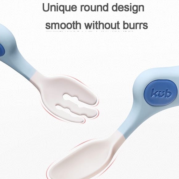 Kub Baby BLW Learning Spoon Fork - Sendok Dan Garpu Anak