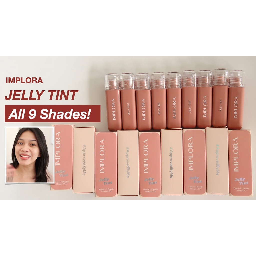 [TERBARU] IMPLORA Glossy Plumpy Jelly Tint - LipTint - BPOM