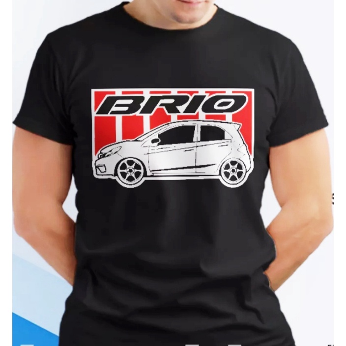 T-SHIRT KAOS DISTRO HONDA BRIO / KAOS OTOMOTIF / HONDA BRIO