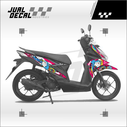 Striping Beat Deluxe 2020 DORAEMON - Stiker List Variasi Beat 2020
