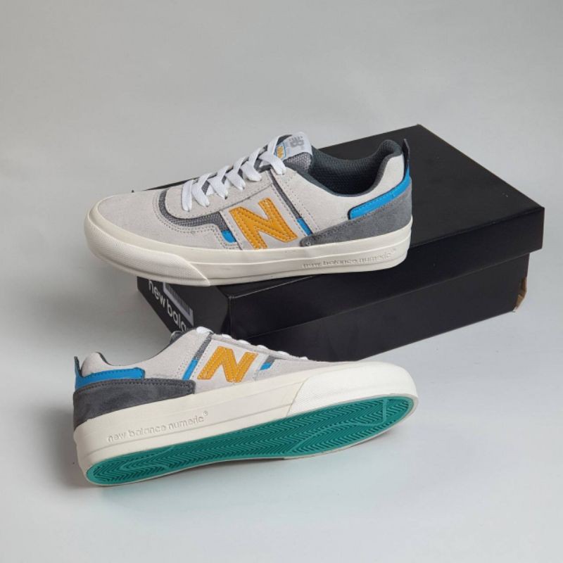 SEPATU NEW BALANCE 306 NUMERIC LIGHT GREY YELLOW