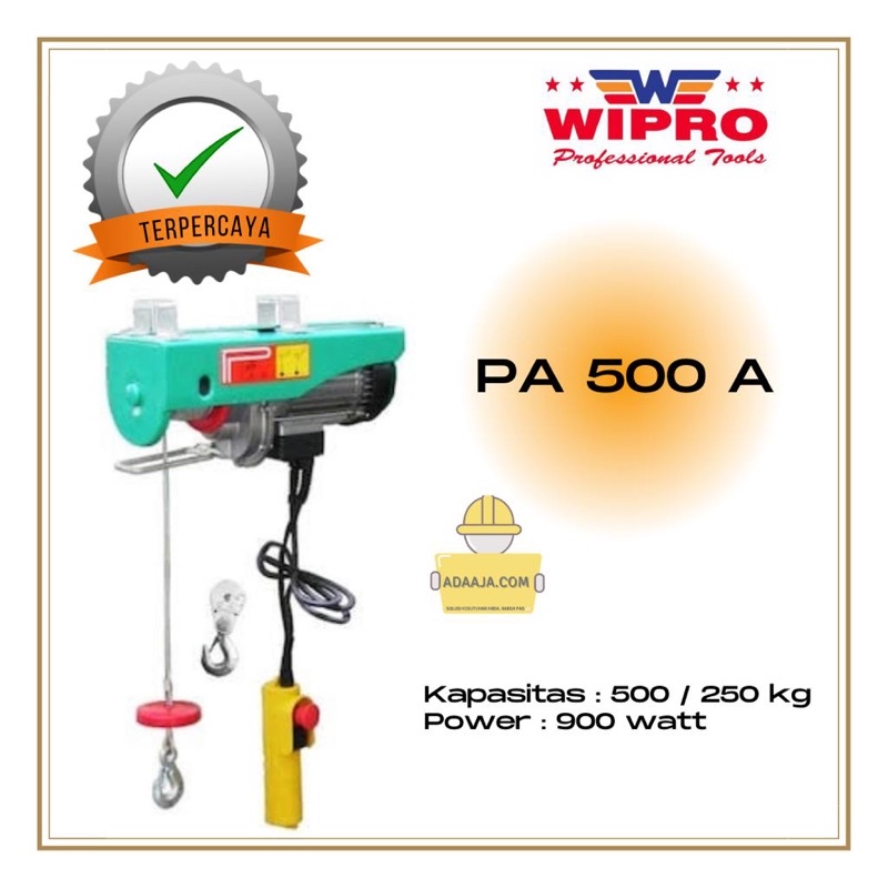 Katrol Elektrik Electric Hoist 220 V PA - 500 Wipro