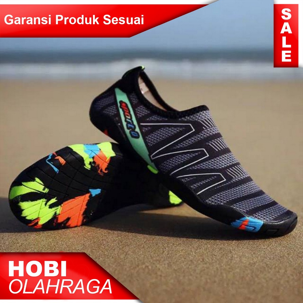 Sepatu Pantai Karang Tebal anti karang Ukuran 38/39/40/41 / Sepatu Pantai Dengan Sol Tebal berkualit