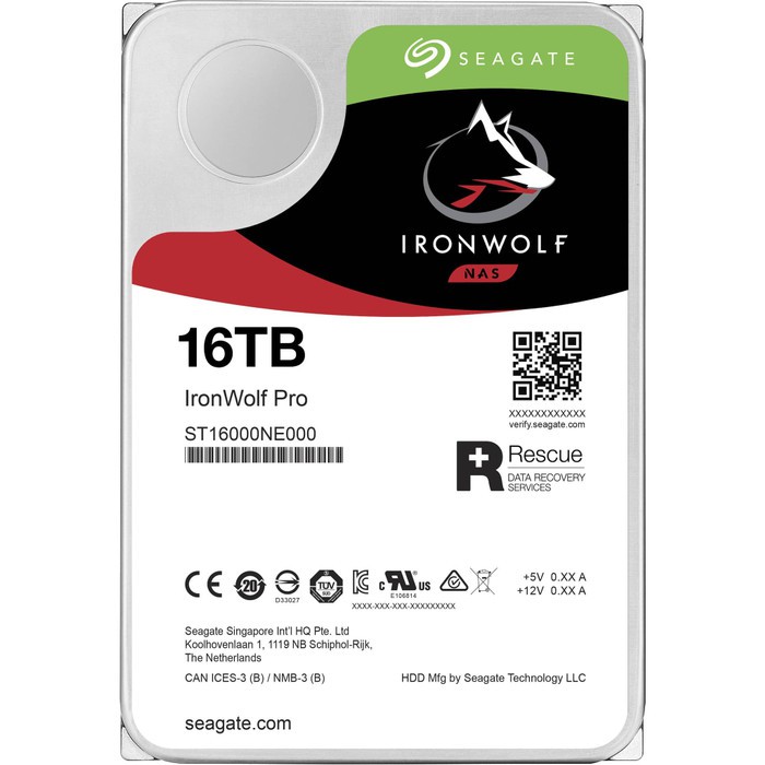 Hard disk Seagate Ironwolf Pro 16TB For NAS