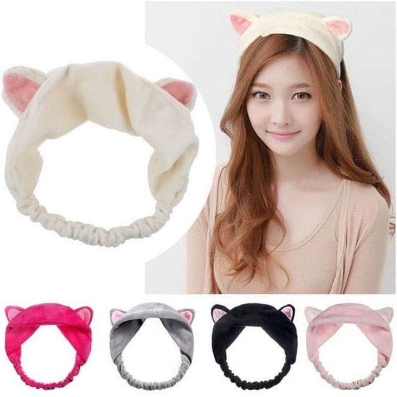 Bandana Bando Motif Kuping Kucing Bando Maskeran