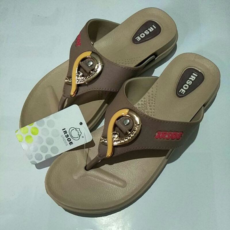 Irsoe - Sendal Jepit Karet Wanita Model Bulat Size 36 - 40