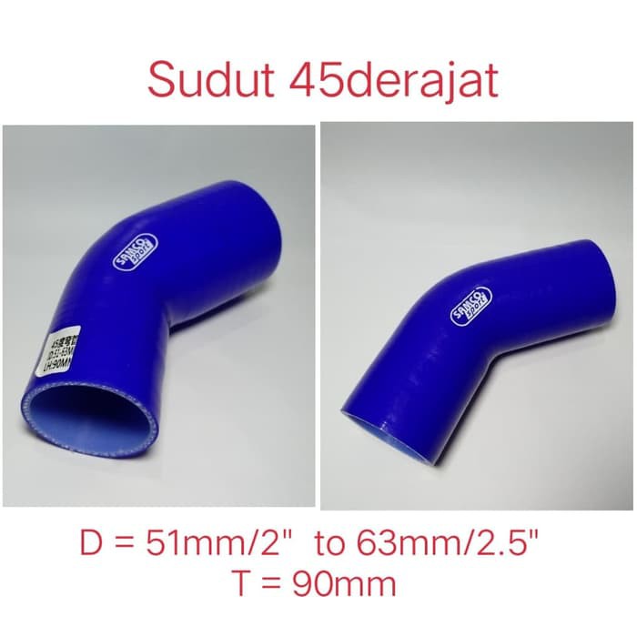 Samco 45 Derajat 2&quot;-2,5&quot;