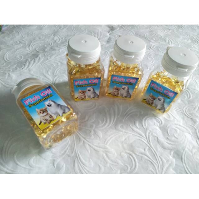 Fish oil ( minyak ikan untuk kucing ) anj 100 sofgel