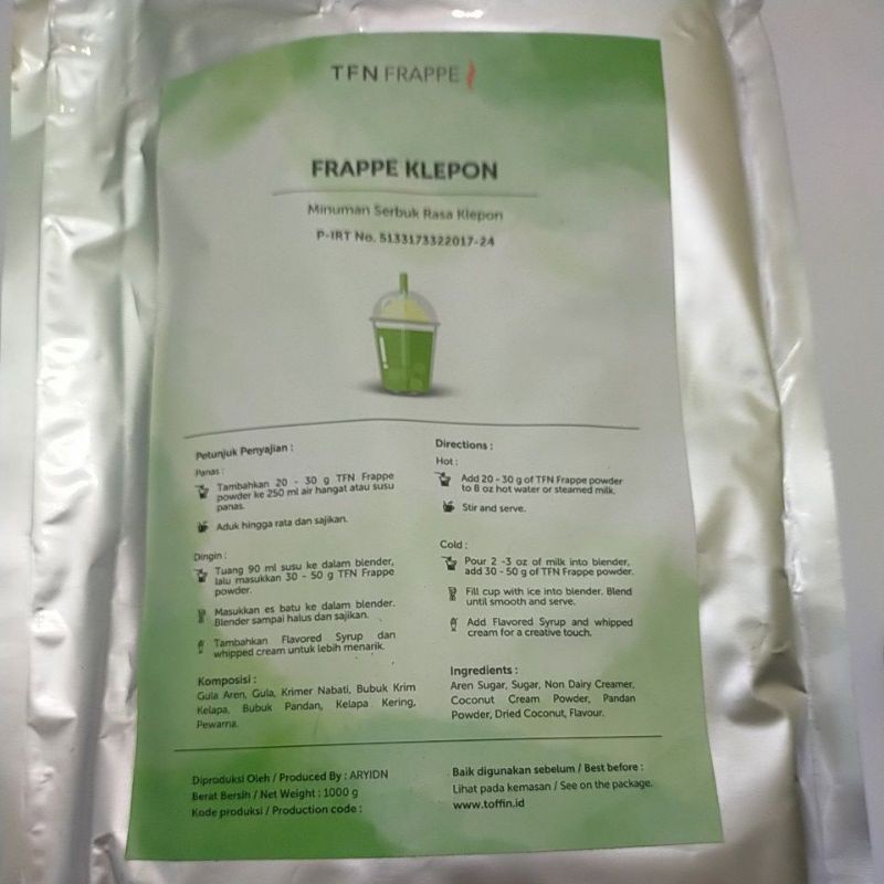 

FRAPPE KLEPON