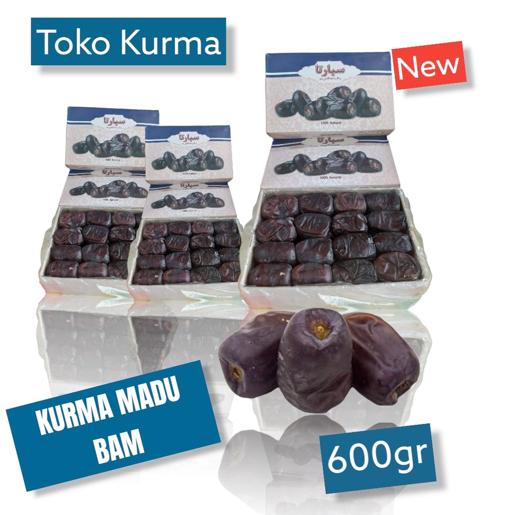 

Kurma Madu /Kurma Bam/Kurma Anggur Isi 500G X 12Pcs