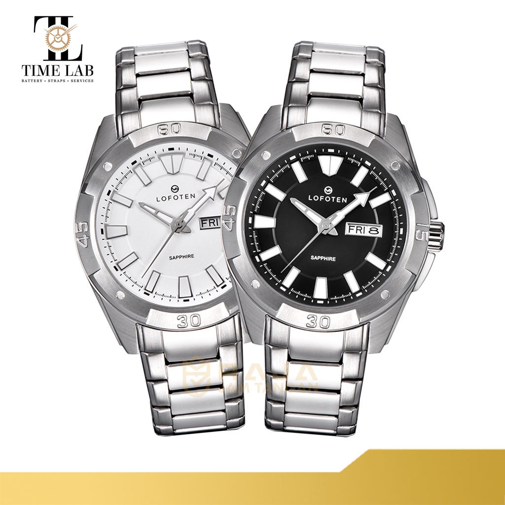 JAM TANGAN LOFOTEN F-6505M / F 6505M  PRIA STAINLESS STEEL 100% ORIGINAL