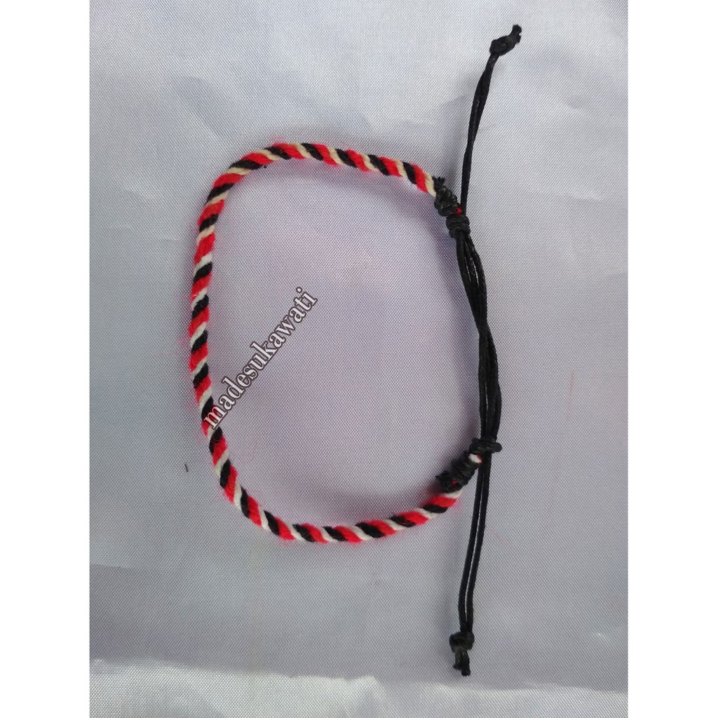 Gelang benang tridatu gelang tali tangan Bali