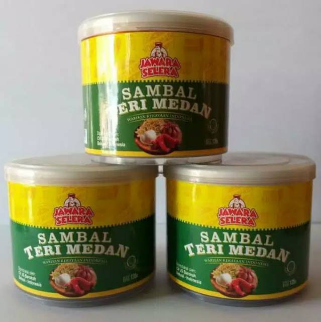 [ TERLARIS ] Sambel Teri / Sambal Teri Medan JS 135gr / Sambal Pedas