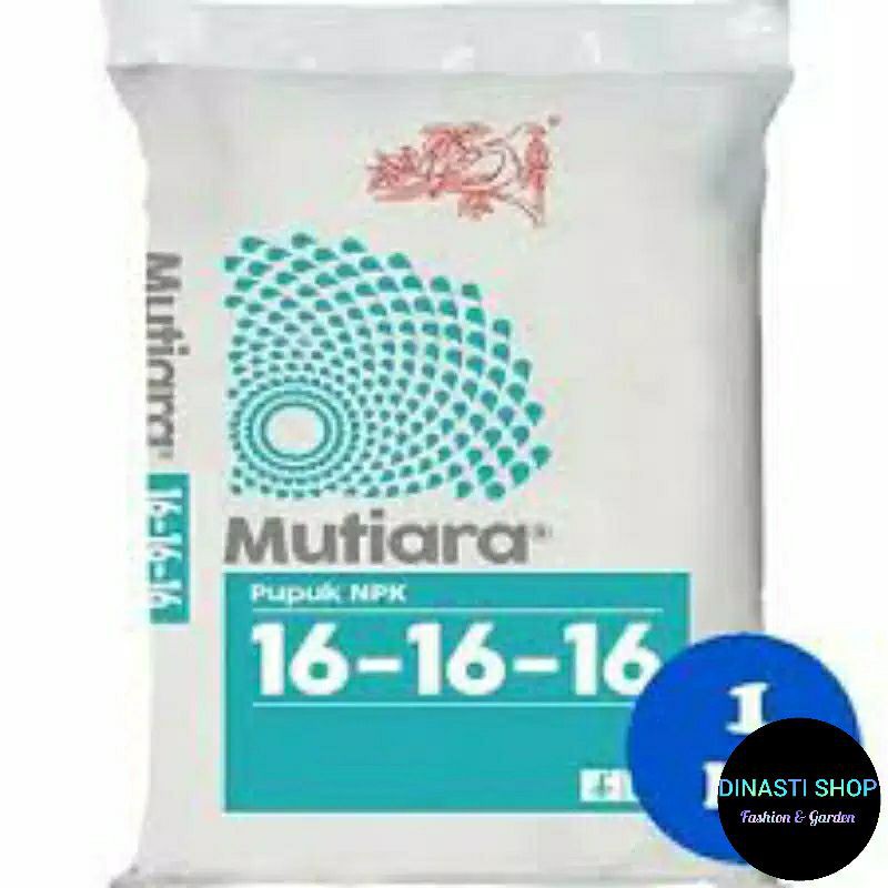 Pupuk NPK Mutiara 16 - 16 - 16  (1 kg)