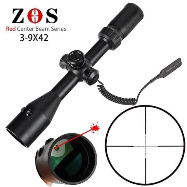 Teleskope - Teleskop ZOS 3-9X42 PLUS LASER