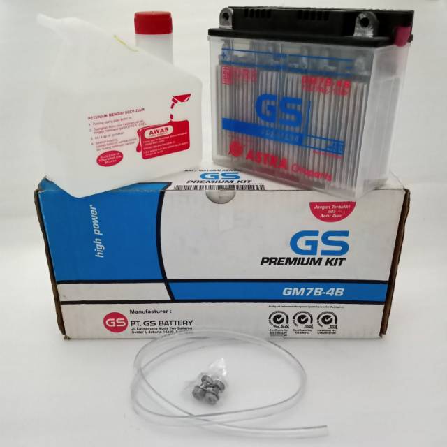 Tiger/Scorpio - Batere/Aki Motor GM7B-4B - GS Astra