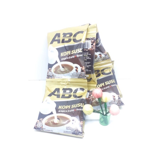 

KOPI ABC SUSU 31g/KOPI SUSU +GULA/ KOPI SUSU INSTANT RENCENG/ABC KOPI SUSU SACHET MURAH Rp.10.600