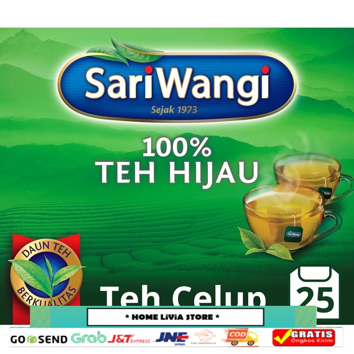 

Sariwangi Teh Hijau 25 Teh Celup